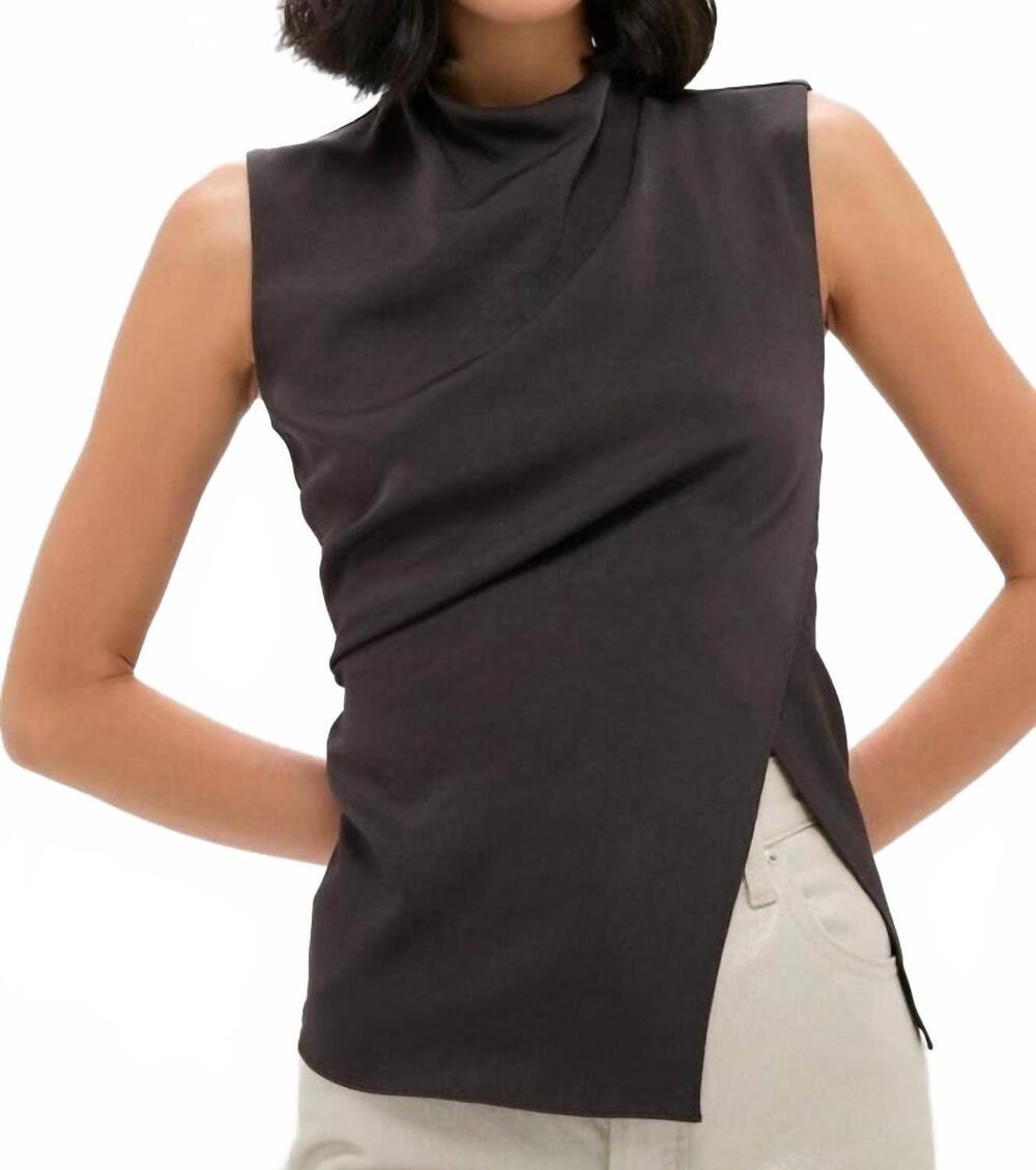 NEW A.L.C. sleeveless blouse in brown